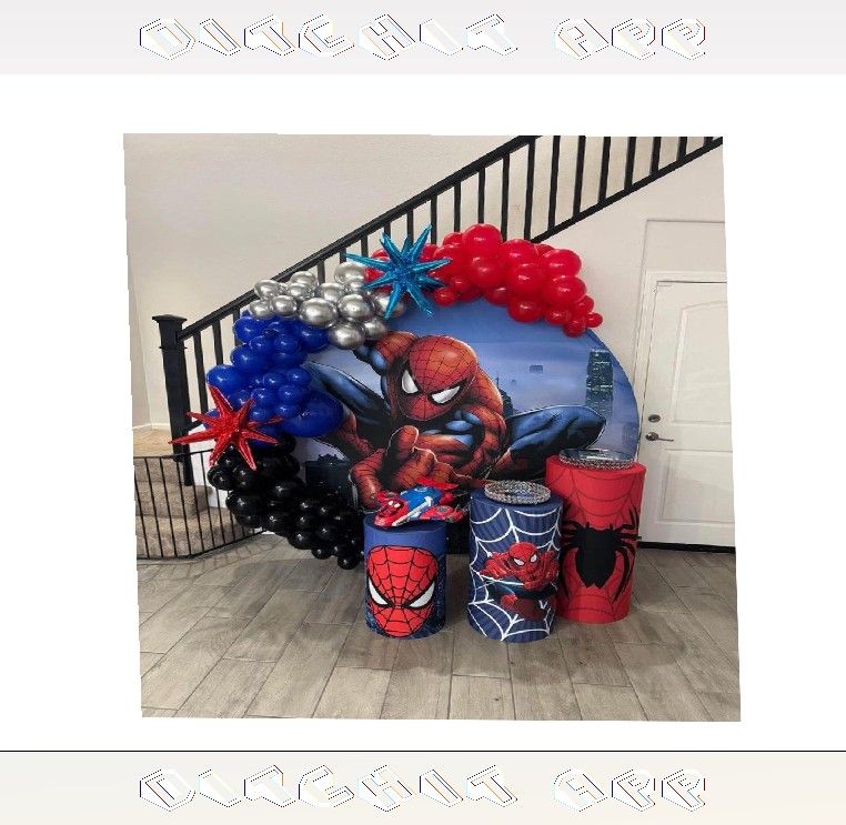 six bar Delight Events with Artistic Birthday Balloon Designs