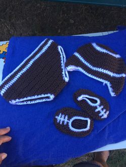 Crotchet baby newborn outfit