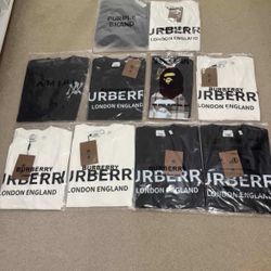 Bape,Burberry,Amiri,Purple Brand 