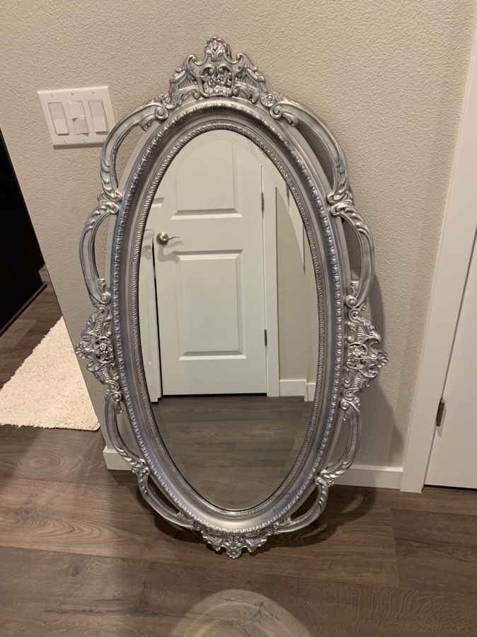 Refinished antique mirror