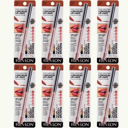 8 Pieces Of Revlon, Colorstay Face Makeup with Built-in-Sharpener, Longwear Rich Lip Colors, Smooth Application, 630 Nude