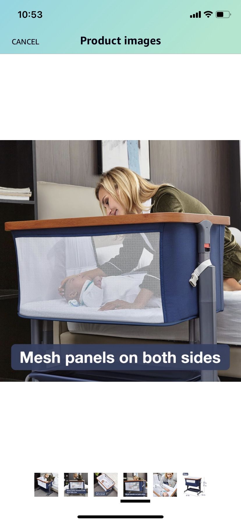 RONBEI Baby Bassinet