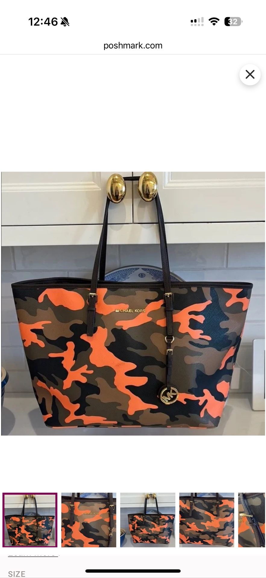 Michael Kors Camo Large Purse