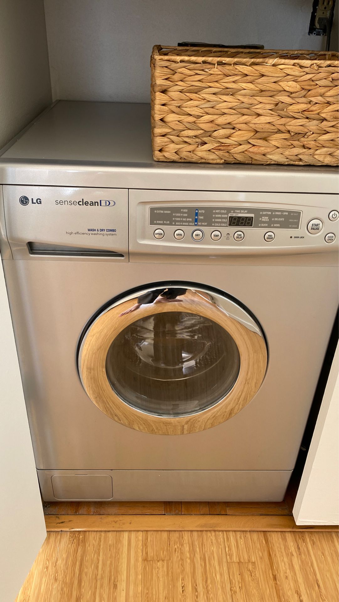 Free LG senseclean washer/dryer combo WD-3245RHD