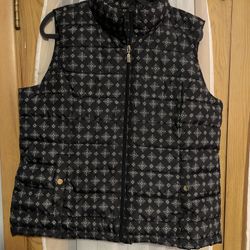 Black & White Down Vest