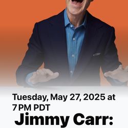 2 Tickets To Jimmy Car’s Sold Out Show!