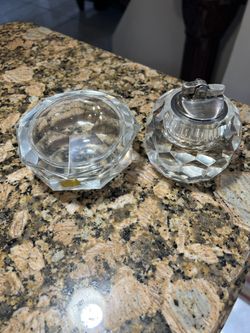 Superior Quality Hand Cut Jewelry Holder And Fluid Lighter