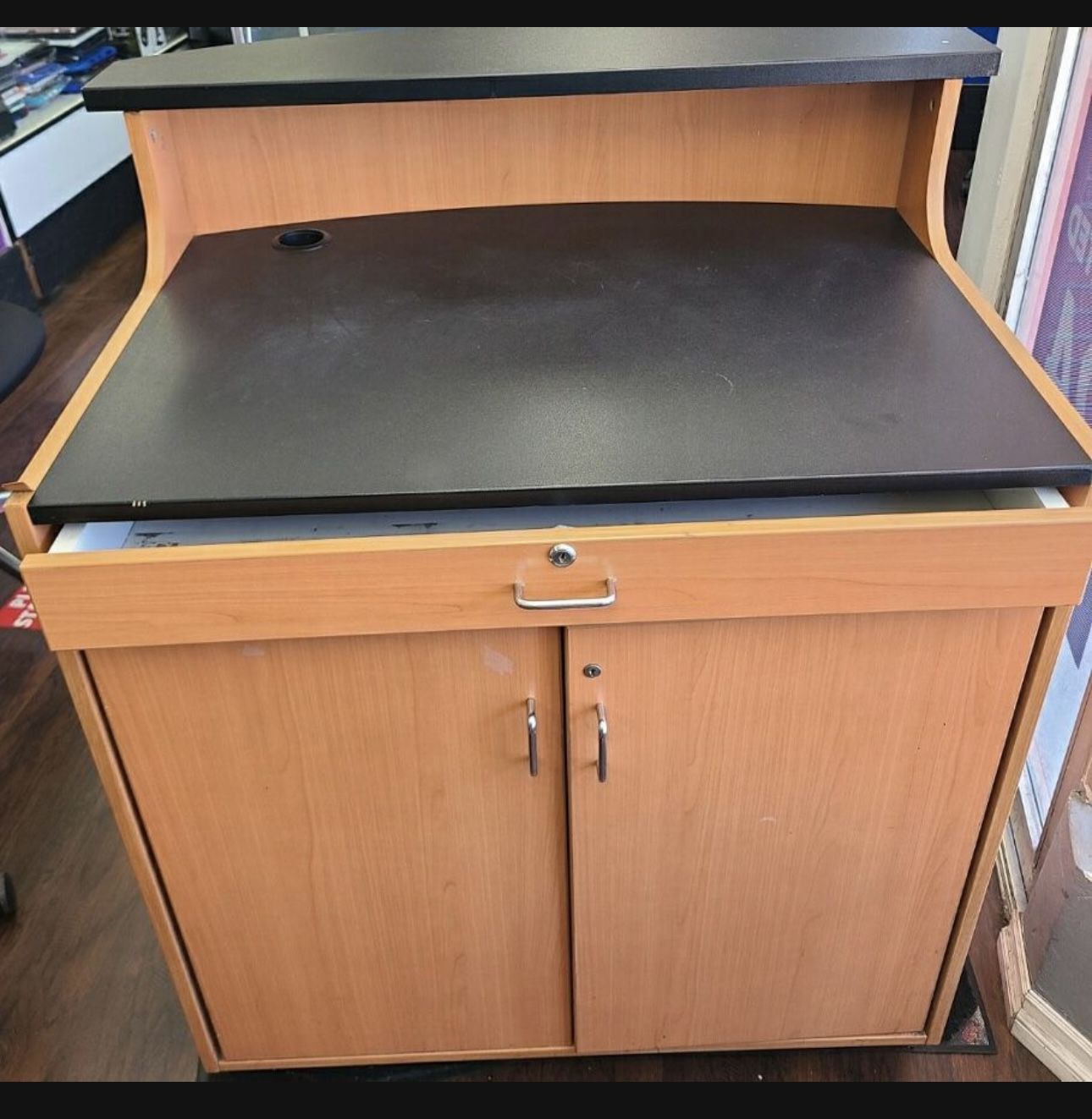 Table To Sort Paper Office Table Cabinet To Organize Papers for Sale in Santa Fe Springs ...