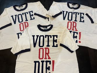 Vintage Sean John Vote or Die T Shirts
