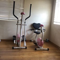 BICICLETA Y ELIPTICA PINK