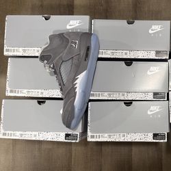 Jordan 5 Retro ‘Wolf Grey’ Sizes 10.5, 11, 12, 13