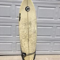 PARKS SHAPES Surfboard 6’ X 19.5” Tri-Fin