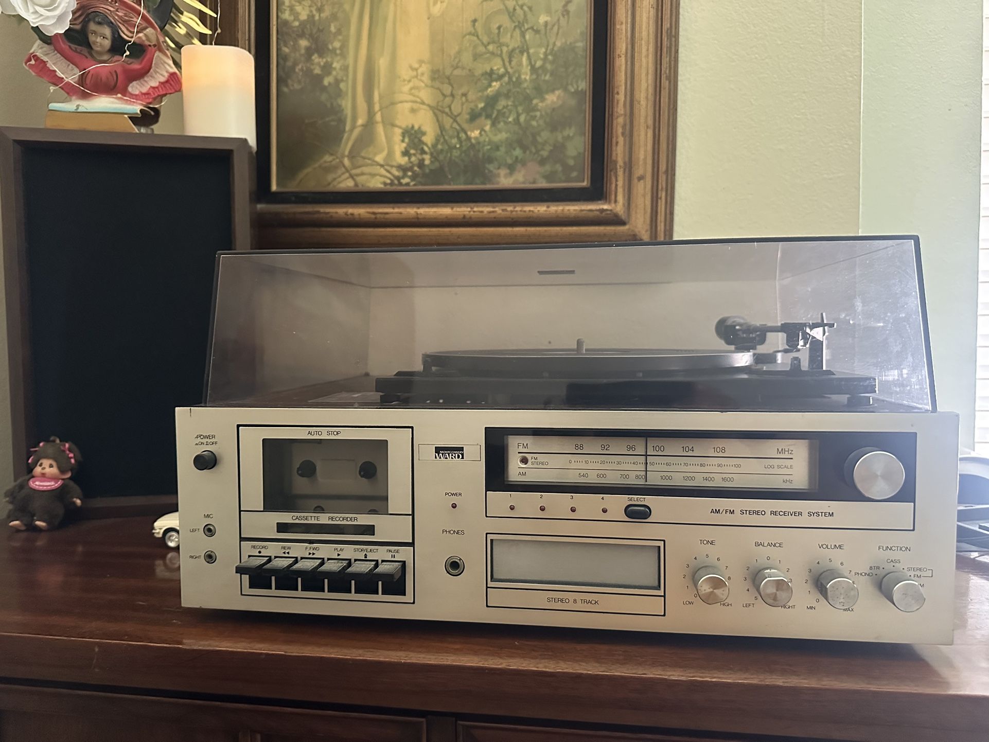 MONTGOMERY  WARD VINTAGE HOME STEREO