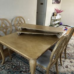 Dining Table Set Of 4 Chairs 