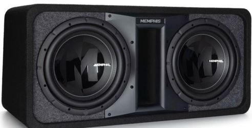 Memphis 12 inch subwoofers and 500w amp