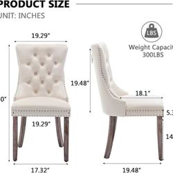 New Velvets Dining Chairs (beige)