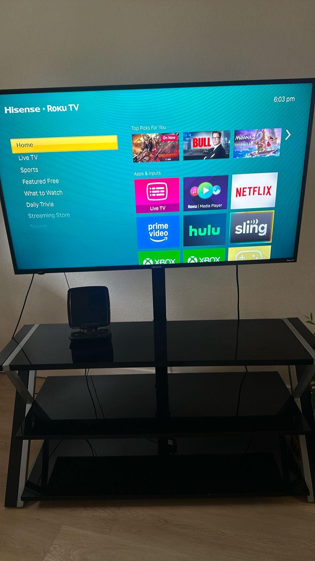 4k Tv With Stand