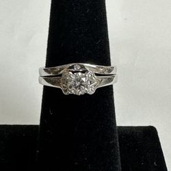 Cartier Platinum Diamond Engagement Ring Size 6 