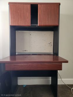 Small Desk w/drawer back pin pad and shelve