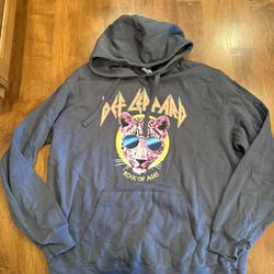 Woman’s Def Leppard Hoodie Shipping Available