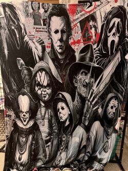 New horror blankets 60x80