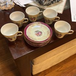 Espresso Porcelain Cup Set