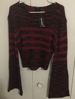 Hot Topic Red Sweater with tags