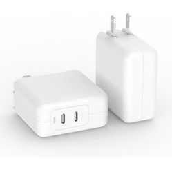 35W USB C Wall Charger Block, 2 Pack Fast Charging Block, Dual Port USB Plug Power Adapter for iPhone 14 13 12 Pro Max Mini, XS/XR/X, iPad Pro, Samsun