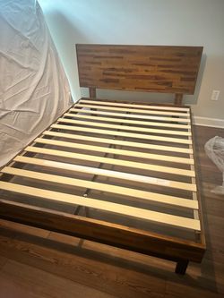 Queen Bed Wooden Frame