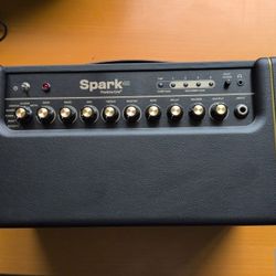 Positive Grid Spark 40-Watt Combo Practice Guitar Amplifier Electric Bass and Acoustic Guitar Amp with Spark Mobile App