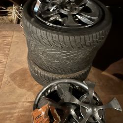 Rims Tires And spinners For sale!!