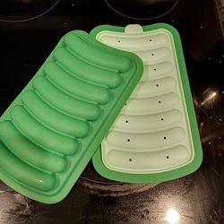 2x Silicone Sausage Making Molds 