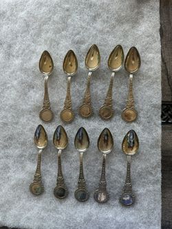 Colombia  Silver Plate Spoons
