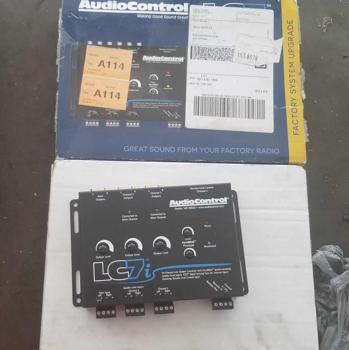 Audiocontrol LC7i open box