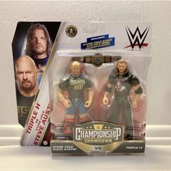 Stone Cold Steve Austin Triple H Figure Set