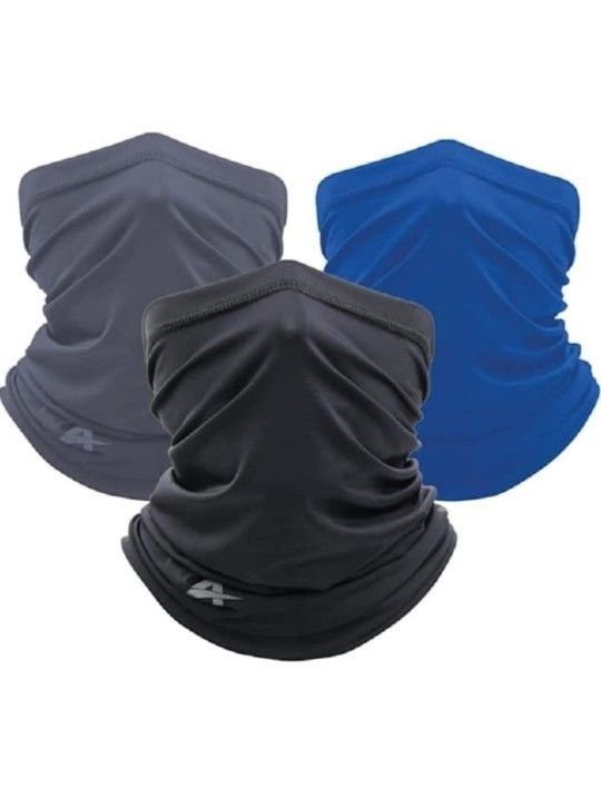 New Arctic Cool Cooling Face Gaiter 3 In Each Pack