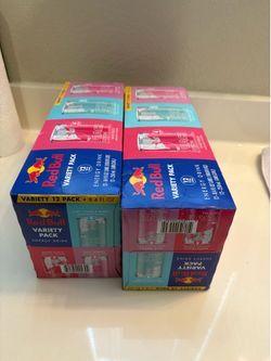 2x Red Bull Variety Pack 12 Cans (24 Total Cans) - Peach, Pink, Iced Vanilla Berry - New/Sealed