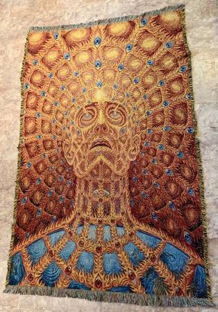 Alex Grey Oversoul Limited Edition Psychedelic Art Blanket 50in x 80in