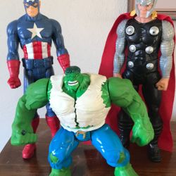 Super Hero’s…Captain America And Thor And Hulk