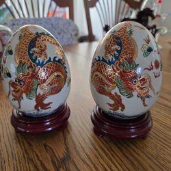 Oriental Decor Eggs 