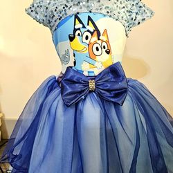 New Girls Bluey Dress size 4/5 Great for Birthday Party