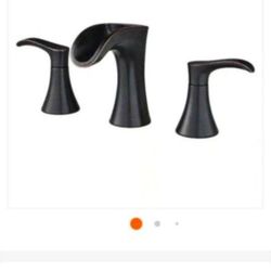 New Pfister  Brea 8 in. Widespread 2-Handle Waterfall Bathroom Faucet in Tuscan Bronze. Retails $220 With Taxes!I have other styles available 