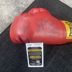 Ray Boom Boom Mancini Signed Everlast Boxing Glove JSA COA