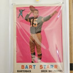 1959 BART Starr Baseball Card 