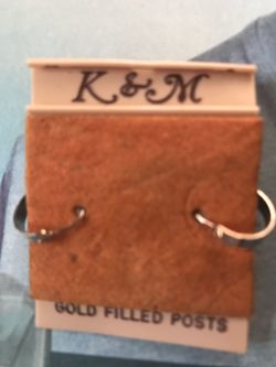 Earrings: Gold FILLED Posts
