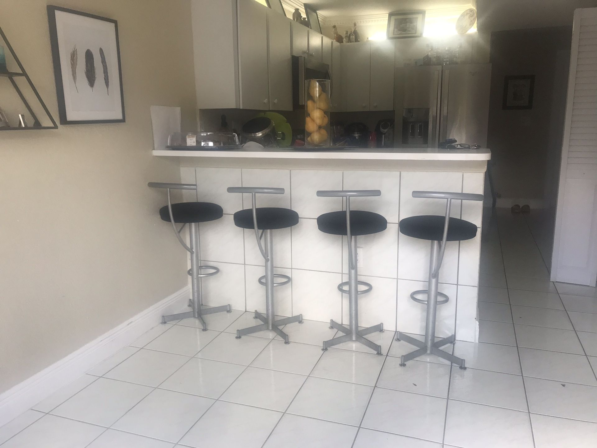 Barstools all 4 for $50