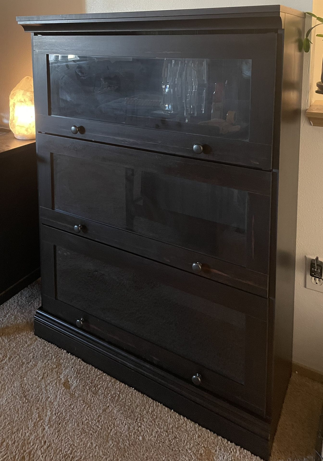 Wood Curio Cabinet Display