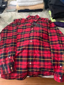 Polo button up size large $40