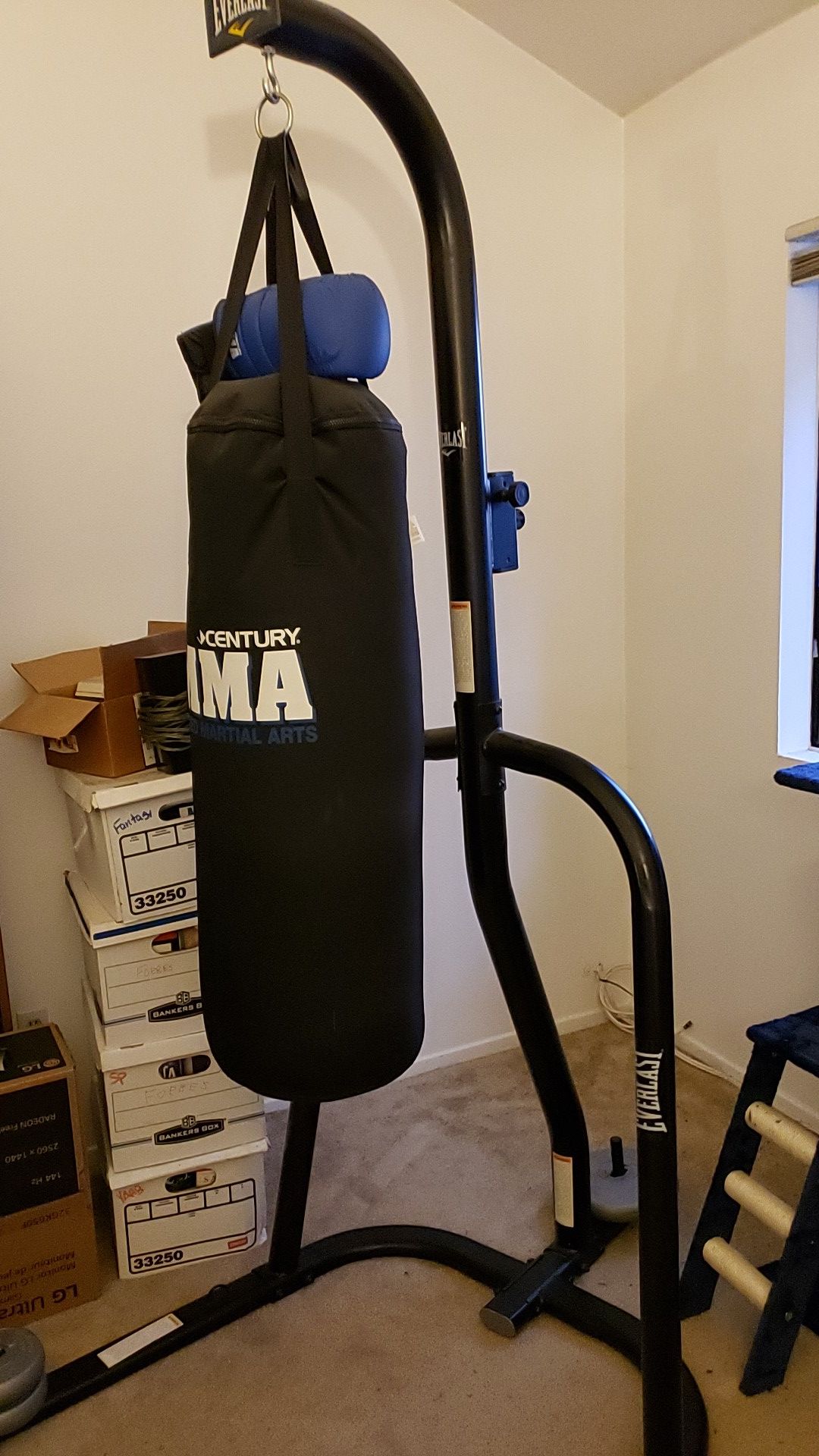 Everlast dual station bag stand