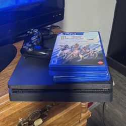PS4 For Sale Includes 3 Games And 1 Remote 